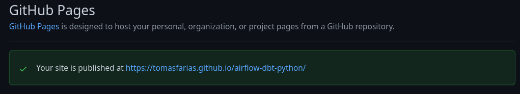 Our GitHub Pages is ready